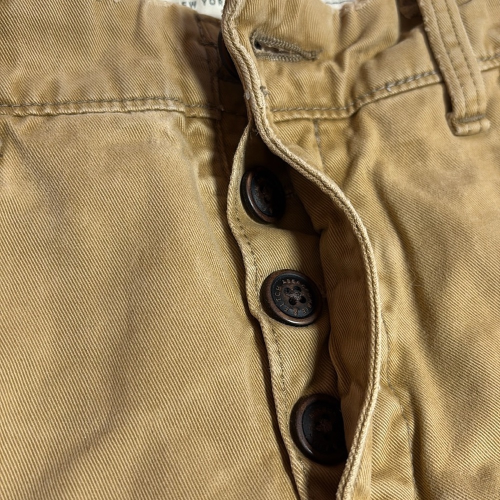 Abercrombie & Fitch Dark Khaki Pants 32x32 - Picture 4 of 15